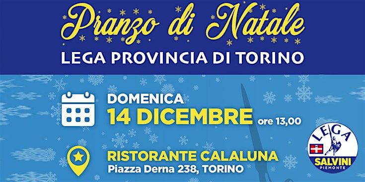 PRANZO DI NATALE  - LEGA PROVINCIA DI TORINO