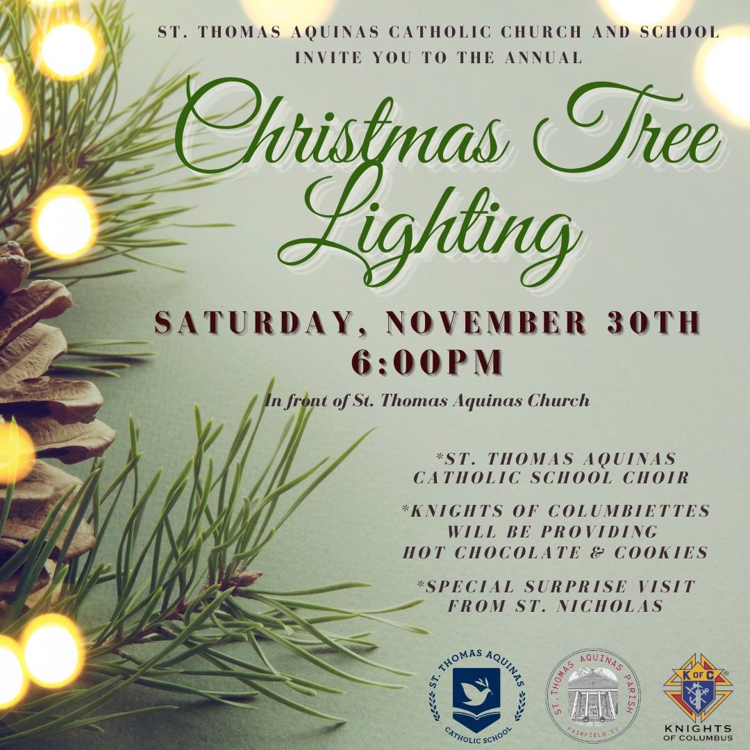 St. Thomas Aquinas Catholic Church and School Christmas Tree Lighting 