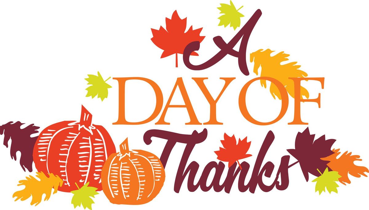 Thanksgiving Day-Church Office Closed