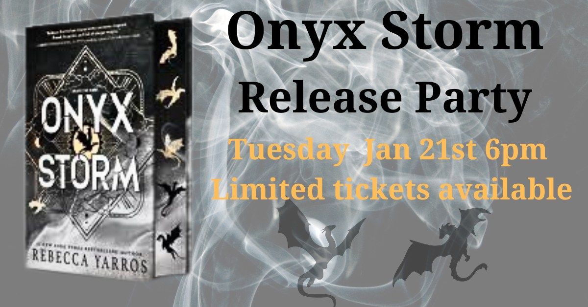 Onyx Storm Release Party