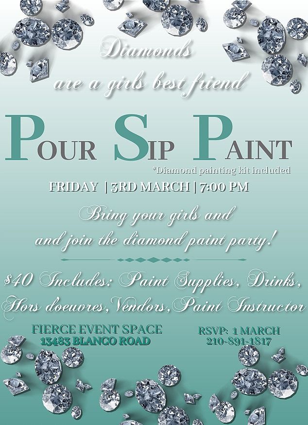 Pour Sip Paint (Diamond Painting) 
