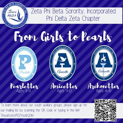 Zeta Phi Beta Sorority, Incorporated- Phi Delta Zeta Chapter Youth Auxilaries