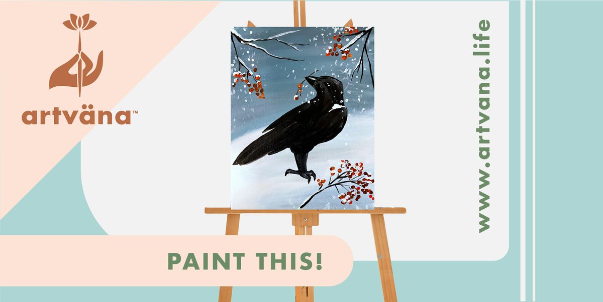 Artvana Winter Paint & Sip at Cup of Swords Tavern Olympia January 2026