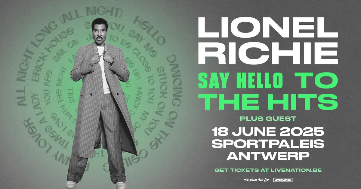 Lionel Richie: Say Hello To The Hits | Sportpaleis