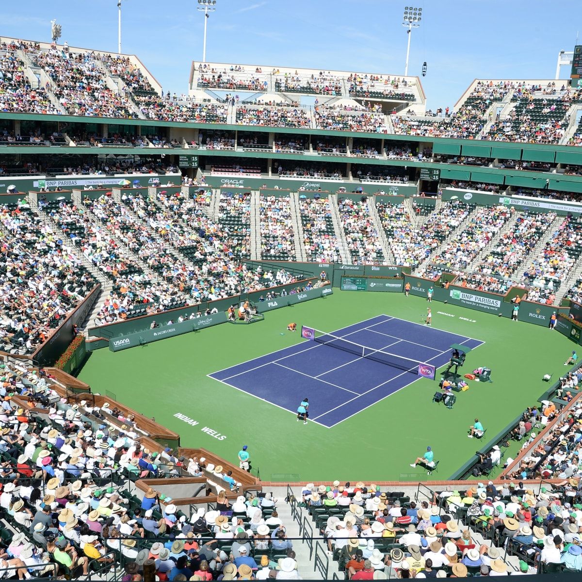 BNP Paribas Open: Stadium 2 - Session 15