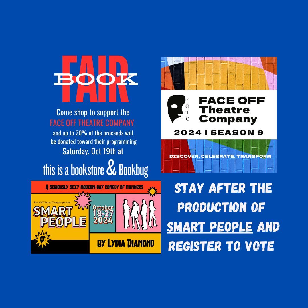 In-Store & Online Book Fair for Face Off Theatre Company