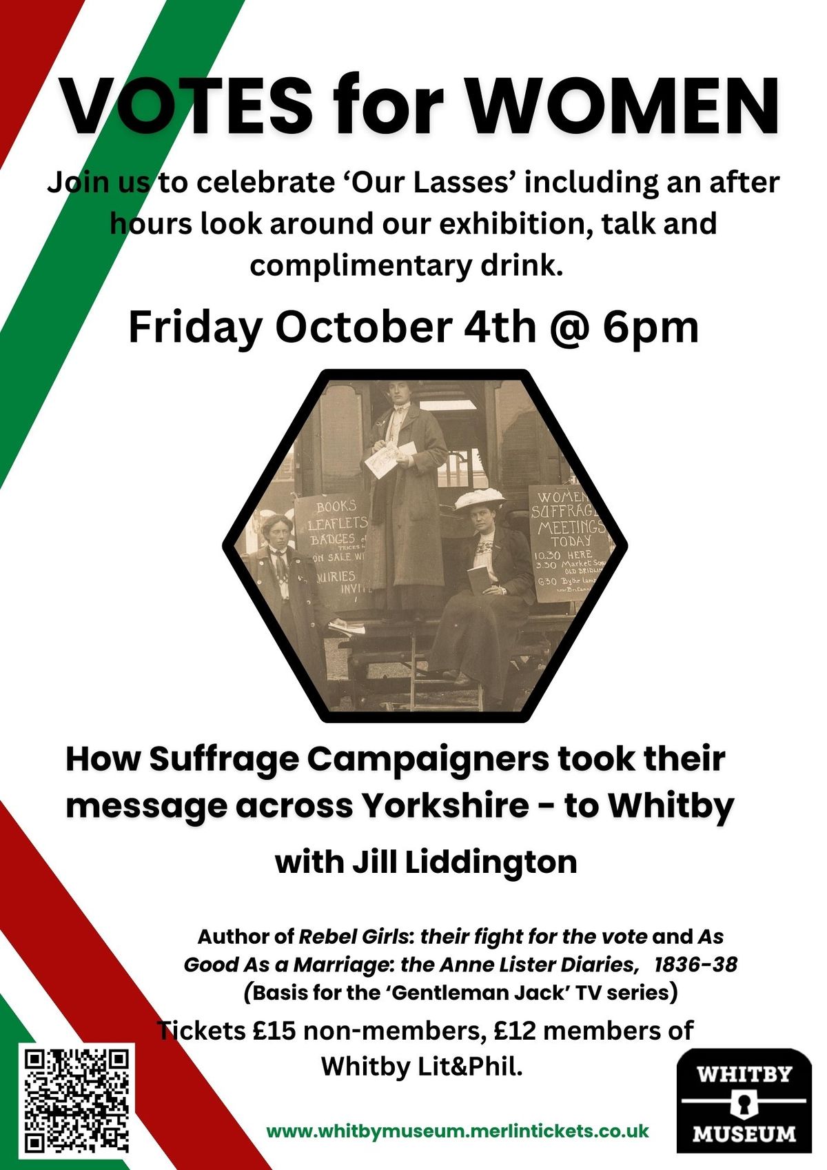 How Suffrage Campaigners took their Message Across Yorkshire - To Whitby with Jill Liddington