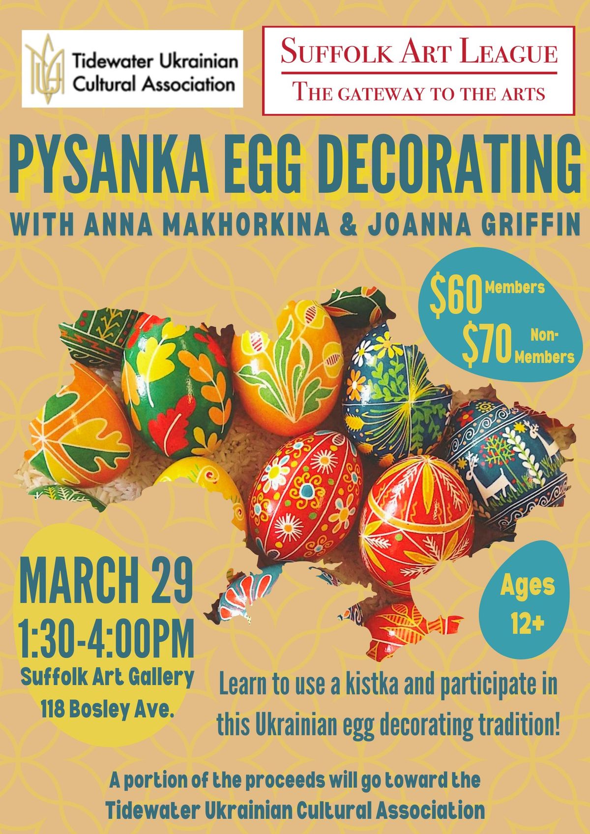 Pysanka Workshop with the Tidewater Ukrainian Cultural Association