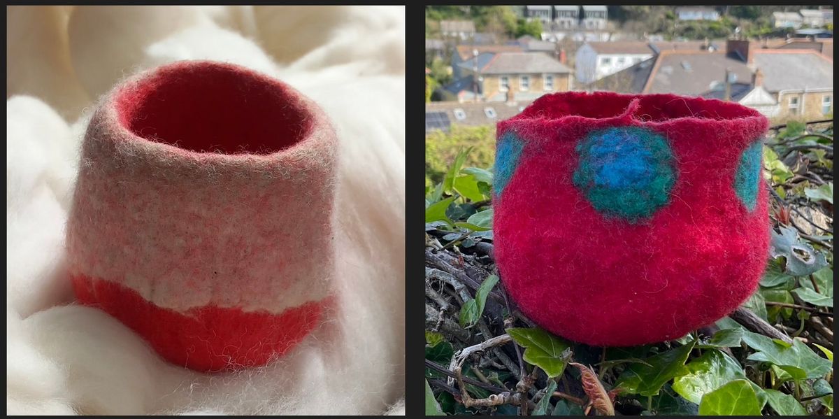 Wet Felted Bowls