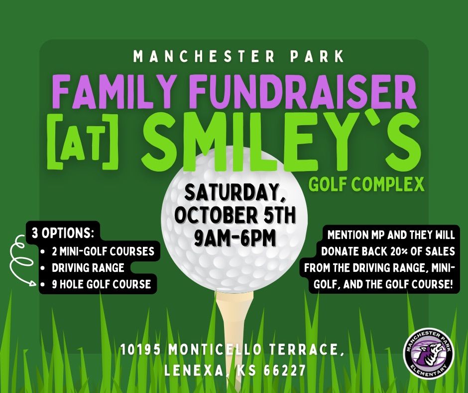 Family Fundraiser at Smiley\u2019s Golf Complex!