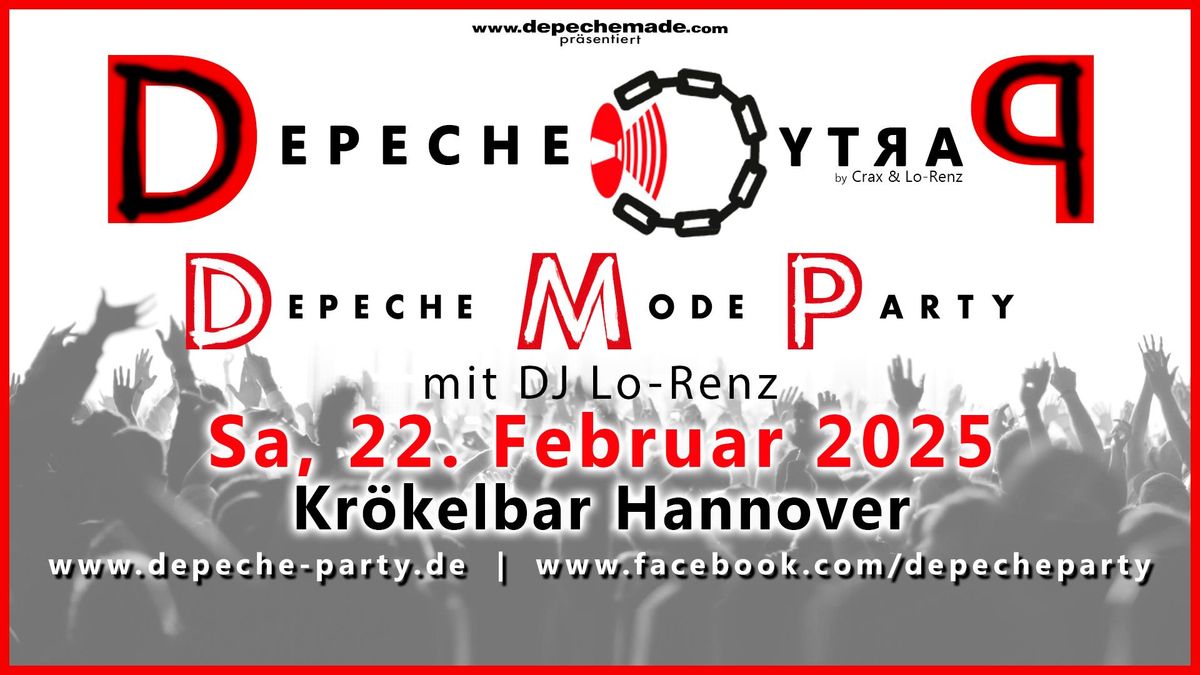 Hannover Depeche Mode Party 22.2.2025 Kr\u00f6kelbar DJ Lo-Renz Depeche Party  (Tickets!)