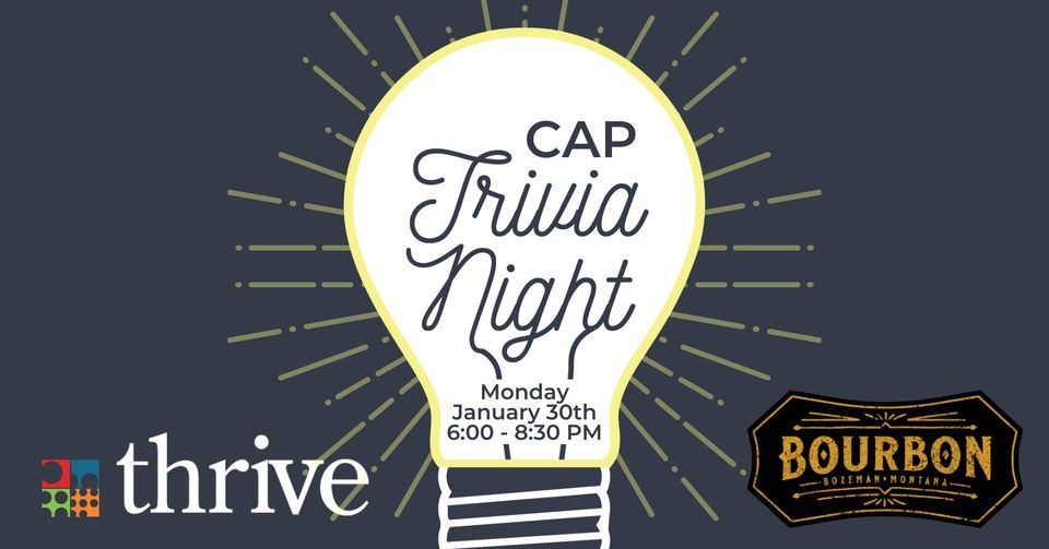 SOLD OUT CAP Trivia Night