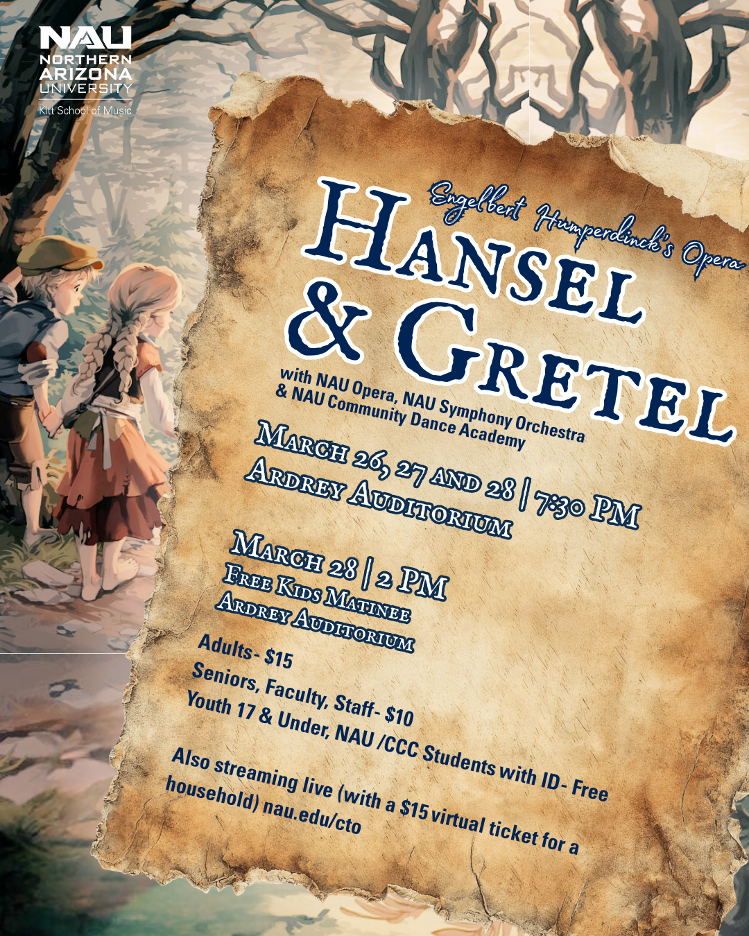 Hansel and Gretel at Reynolds Hall at Smith Center