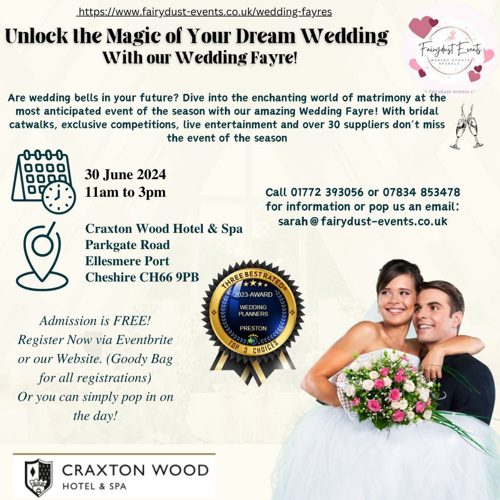 Wedding Fayre at Craxton Wood Hotel and Spa