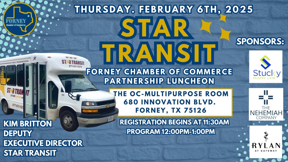 Forney Chamber of Commerce-February 2025 Partnership Luncheon