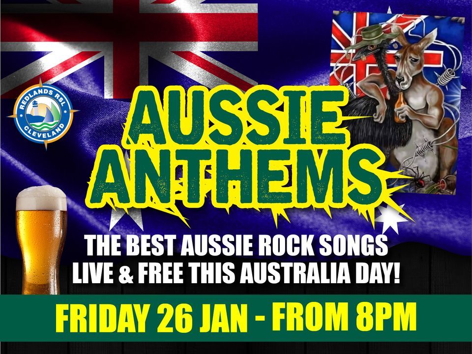 Aussie Ff AUSSIE ANTHEMS - Australia Day, Redlands RSL, Cleveland, 26 January 2024