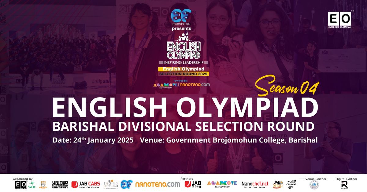 English Olympiad Barisal Divisional Selection Round 2025