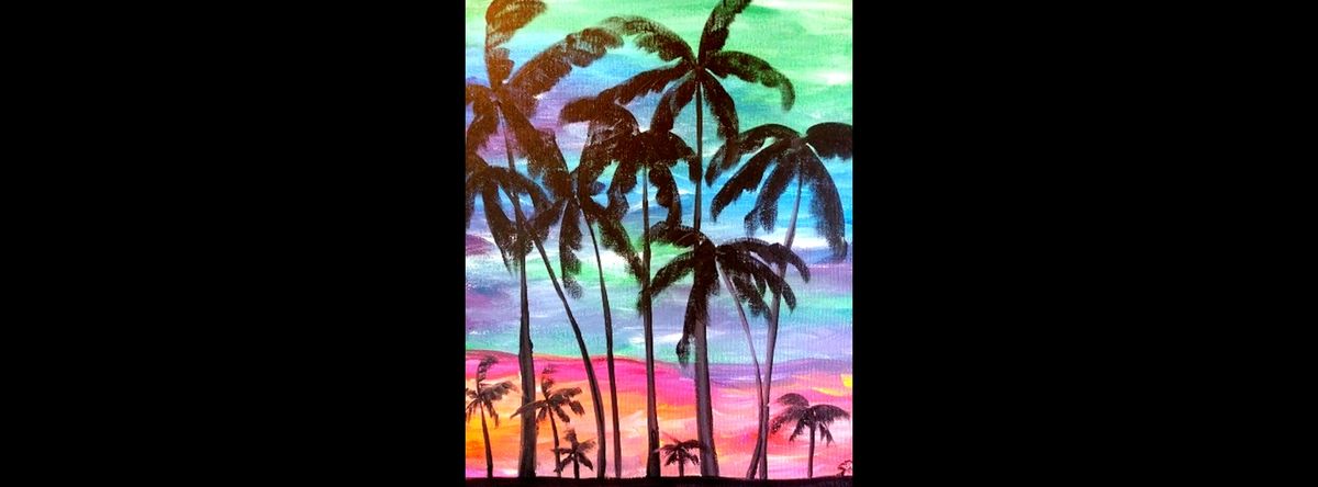 Palms | Paint and Sip | $4 Frozen Drinks | Lansing Studio