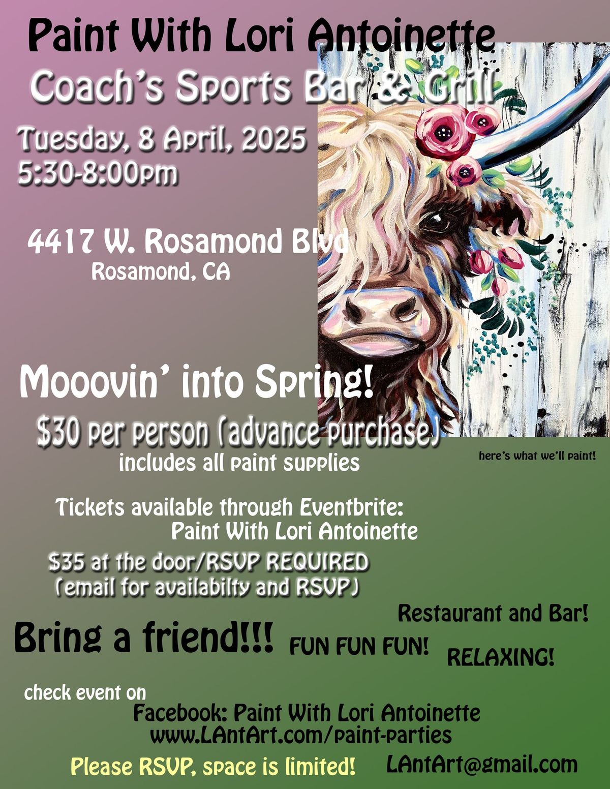 Moovin' into Spring at Coach's