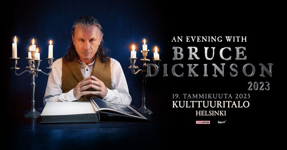 An Evening With Bruce Dickinson (UK), Kulttuuritalo, Helsinki 19.1.2023
