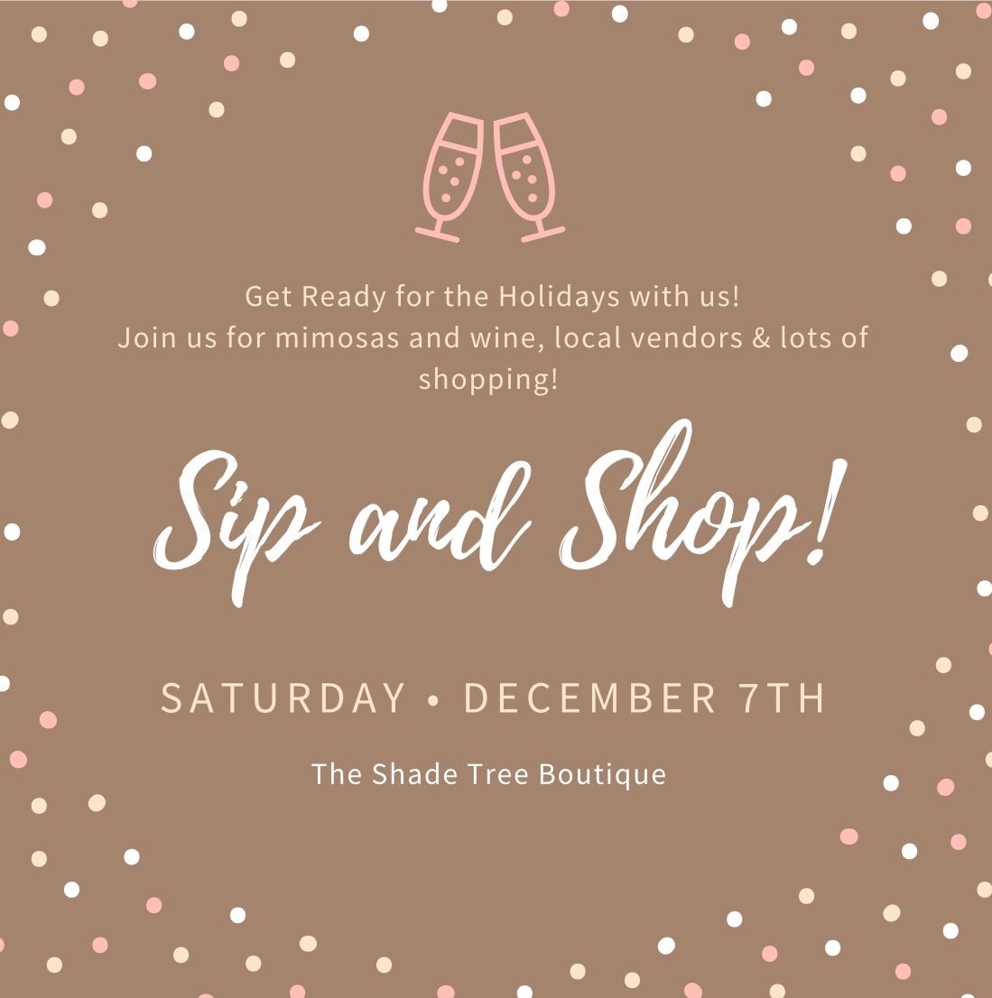 Holiday Sip & Shop