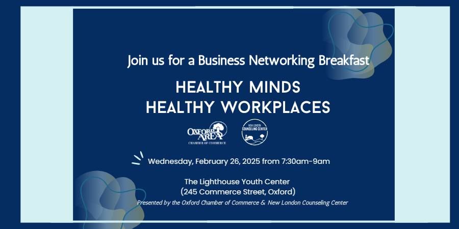 Healthy Mind, Health Workplaces: A Business Networking Event