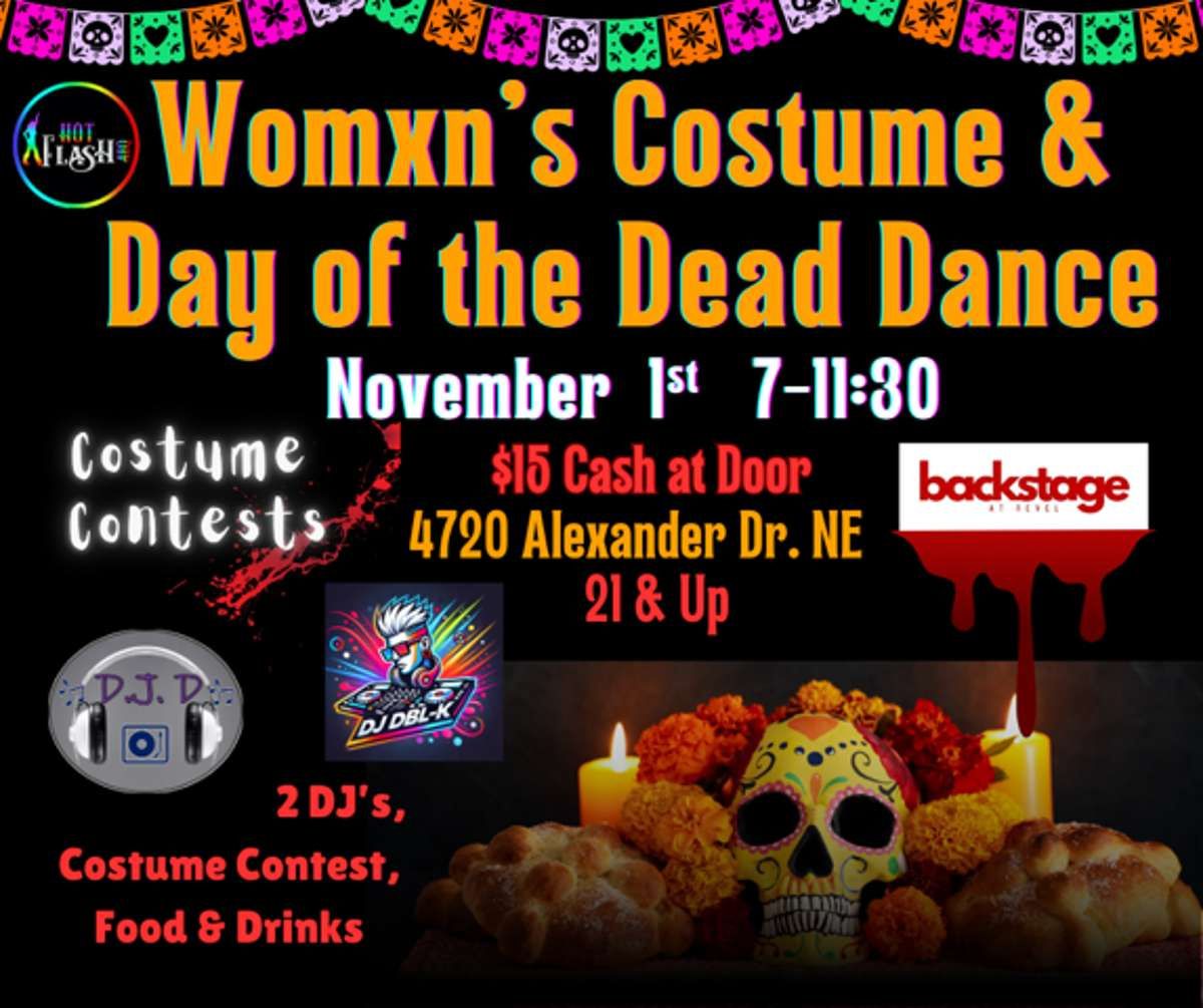 Womxns Costume  Day of the Dead Dance at Revel Entertainment Center - Backstage