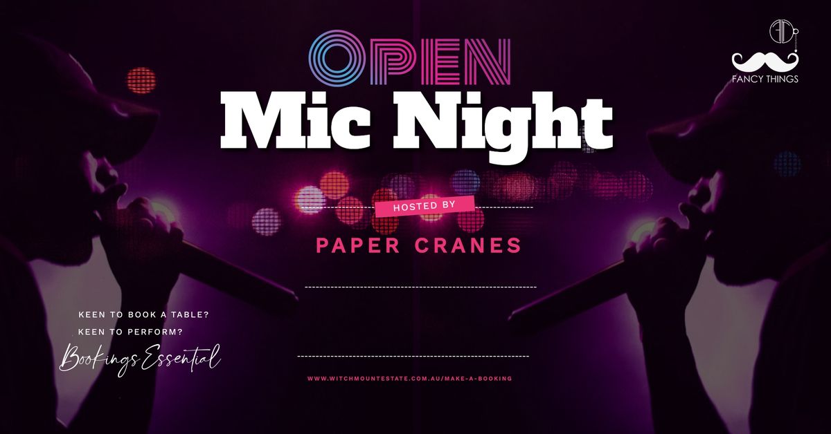 OPEN MIC NIGHT | DESIR Wine & Cocktail Lounge