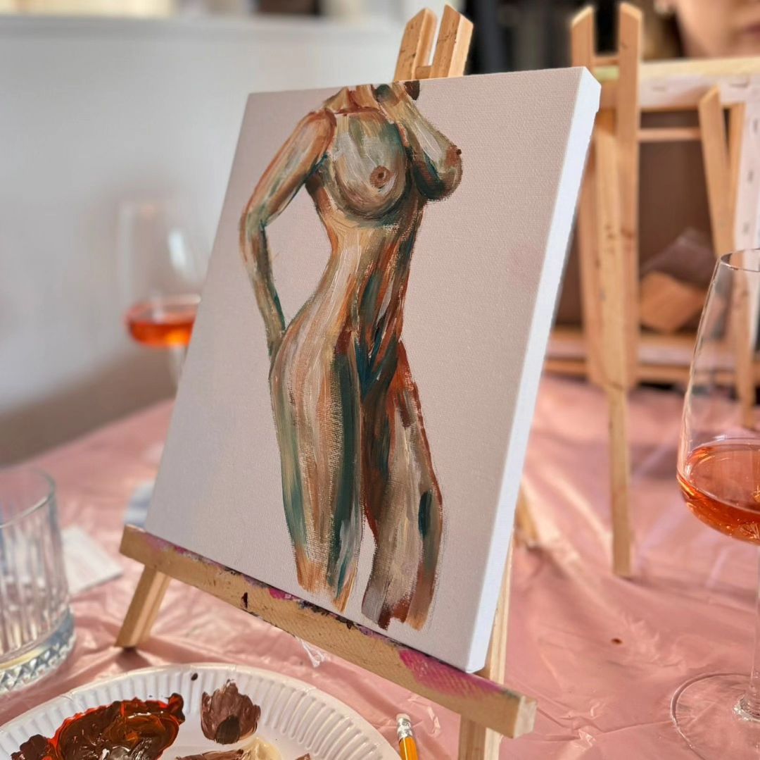 Sip N' Paint Nudes with artist Paige Cherry