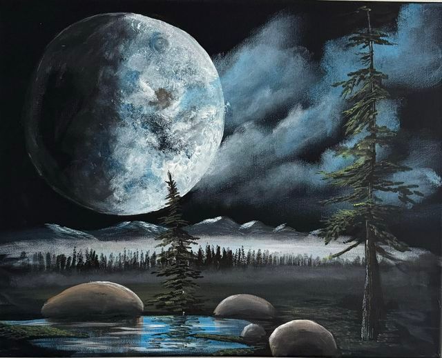 Cold Moon, a PAINT & SIP EVENT with Lisa