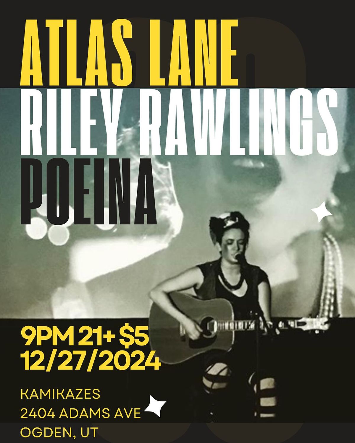 Poeina, Riley Rawlings and Atlas Lane at Kamikazes