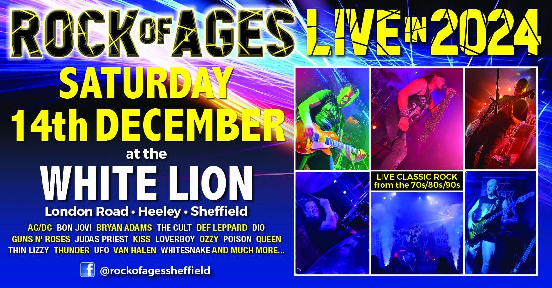 Rock of Ages live at The White Lion, Heeley, Sheffield