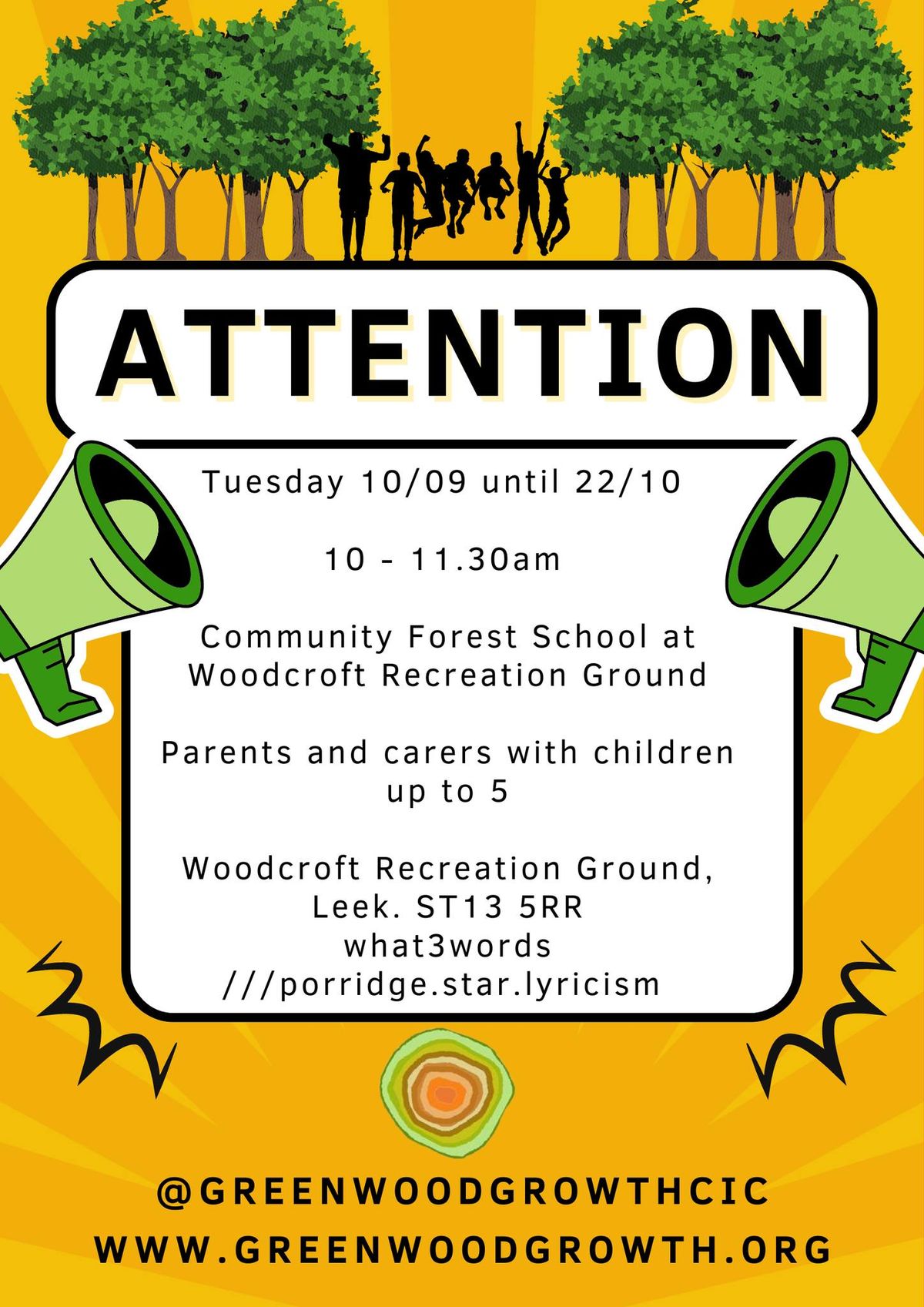 Forest School at Woodcroft Recreation Ground