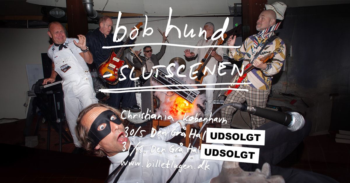 bob hund (SE): SLUTSCENEN | Den Gr\u00e5 Hal - UDSOLGT - EKSTRAKONCERT