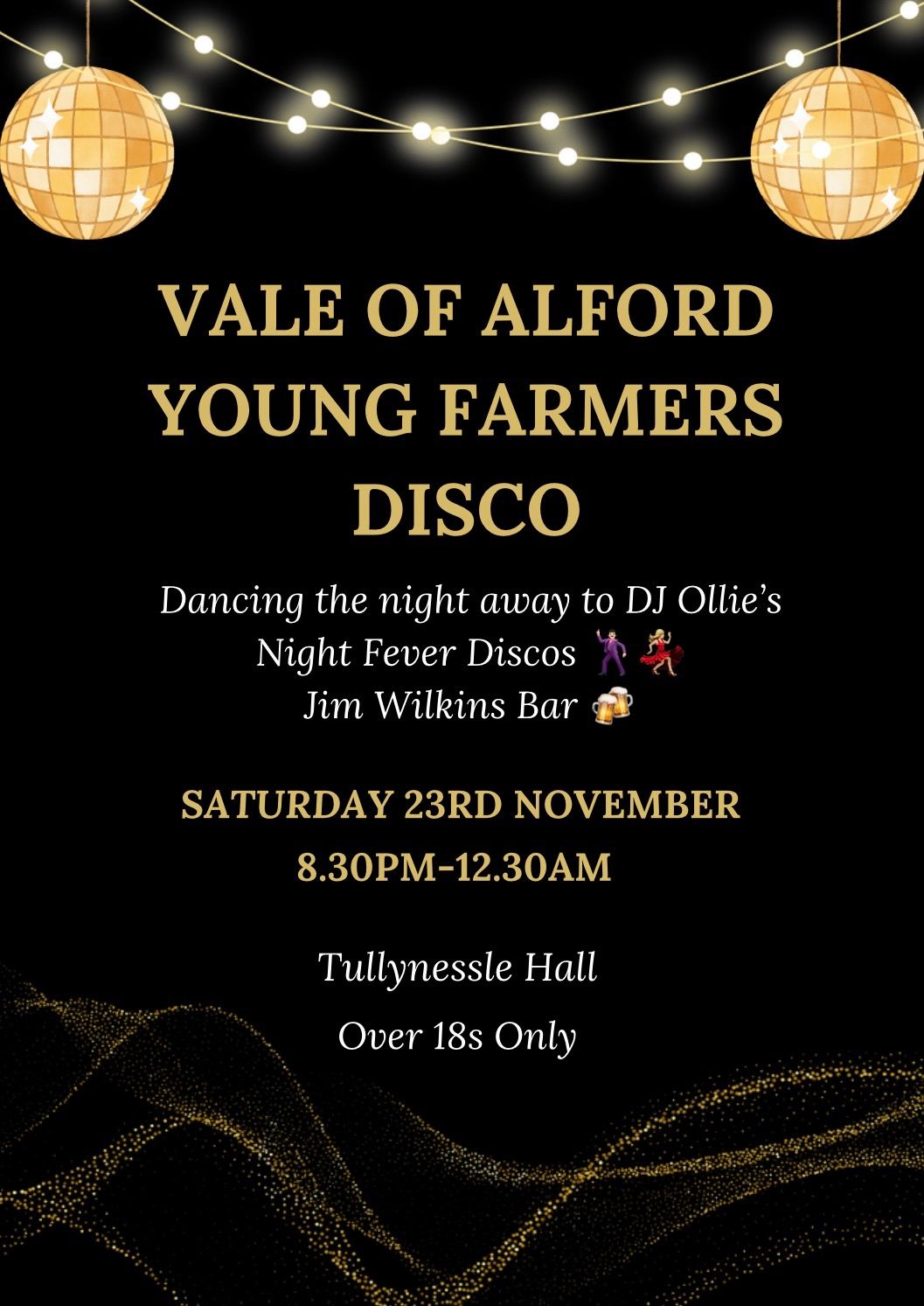 Vale of Alford Young Farmers Disco 