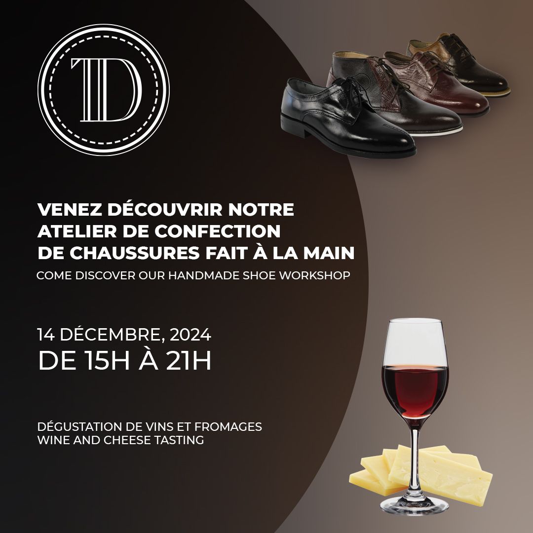 D\u00c9COUVREZ l'art de la chaussure faite a\u0300 la main ! 