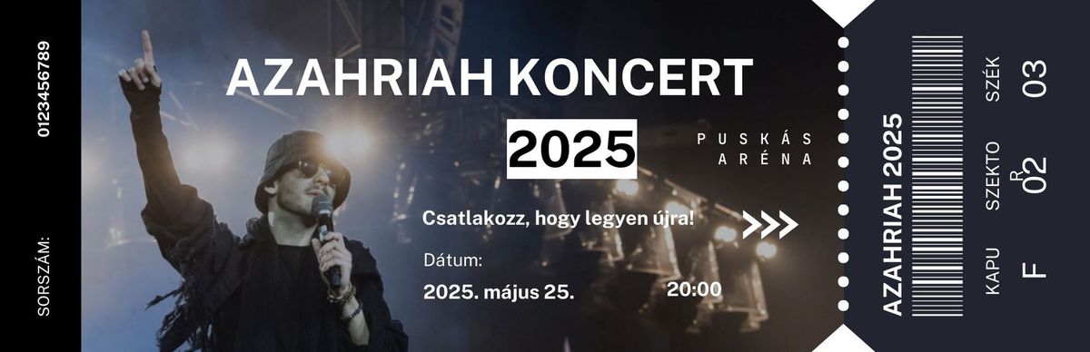 AZAHRIAH koncert 2025