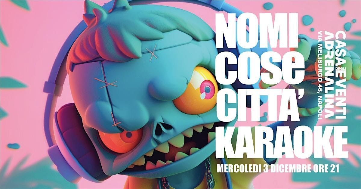 Mix al Karaoke e al gioco ''Nomi, Cose e Citt\u00e0