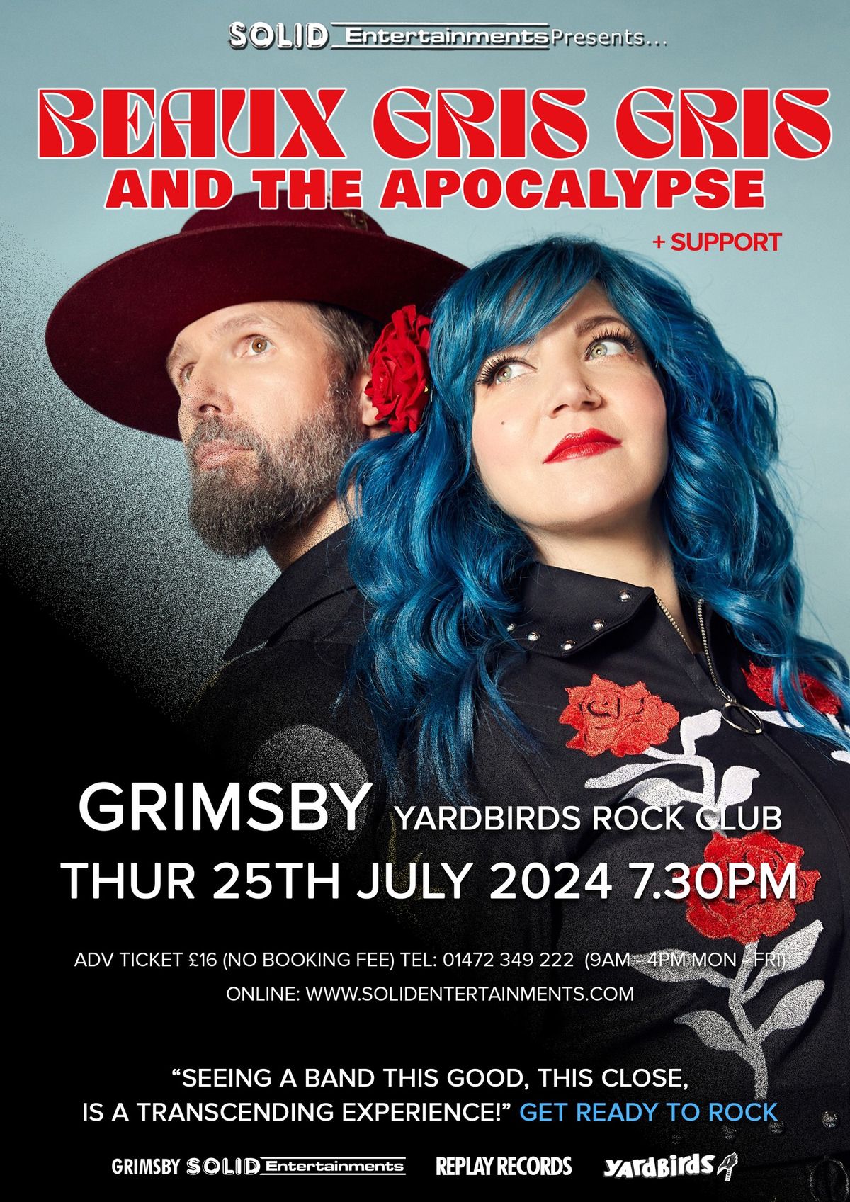 BEAUX GRIS GRIS AND THE APOCALYPSE with special guest AYNSLEY LISTER