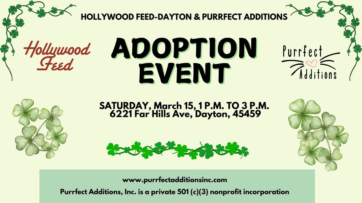 Hollywood Feed-Dayton Adoption Event