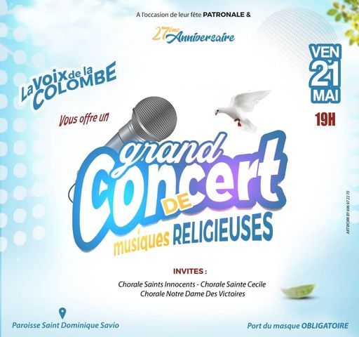 Concert, Église Dominique Savio, Douala, 21 May 2021