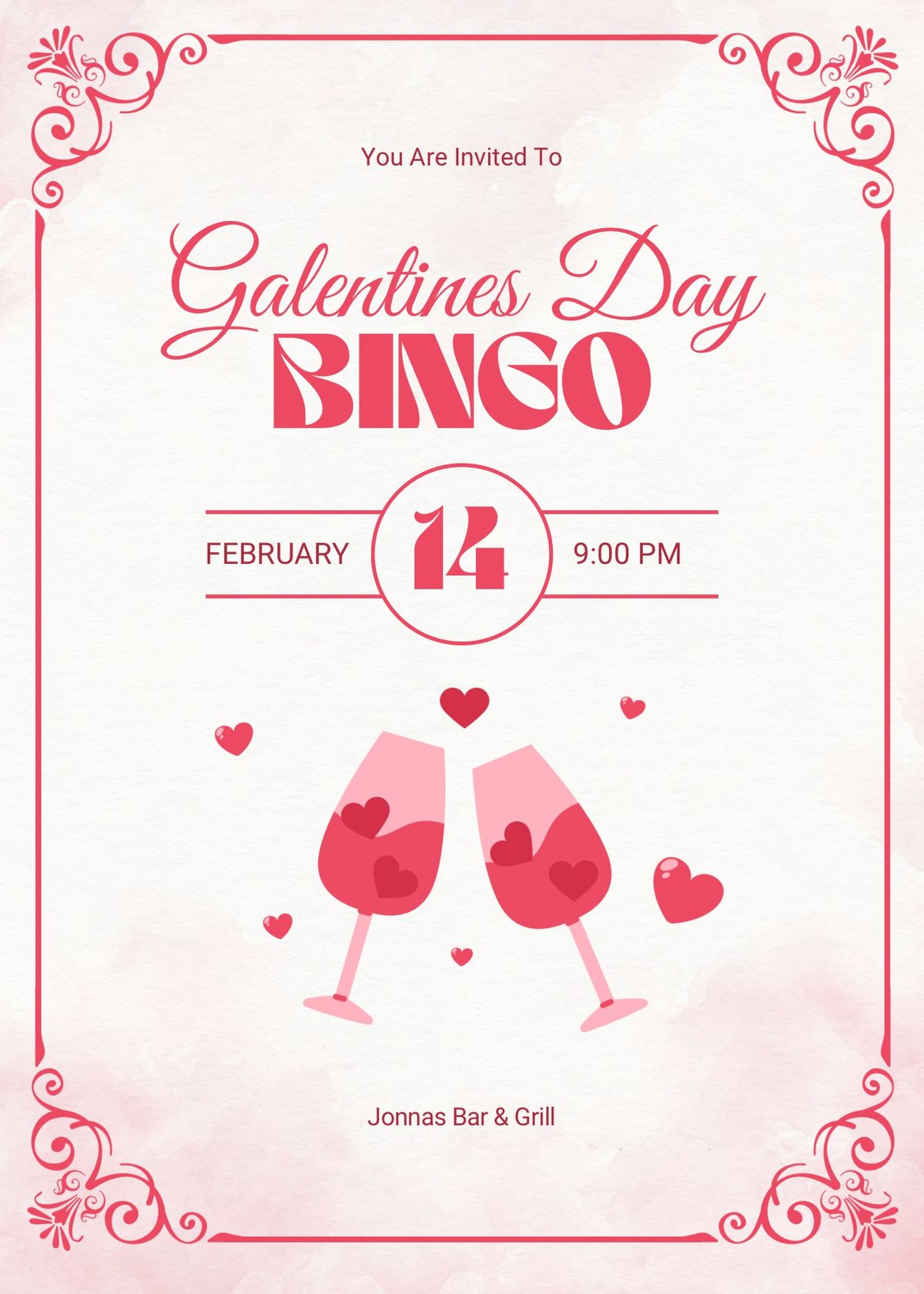 Galentines Bingo!