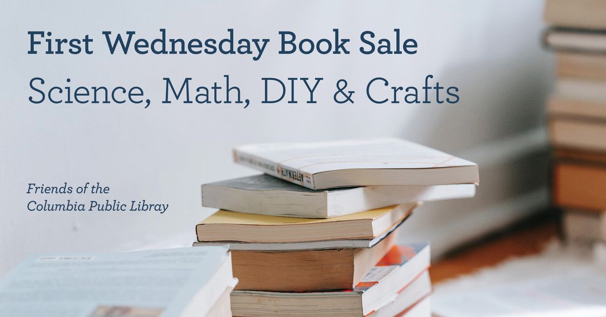 First Wednesday Book Sales - Science, Math, DIY, Handicrafts and Sports