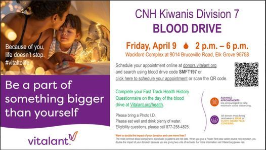 CNH Division 7 Kiwanis Blood Drive