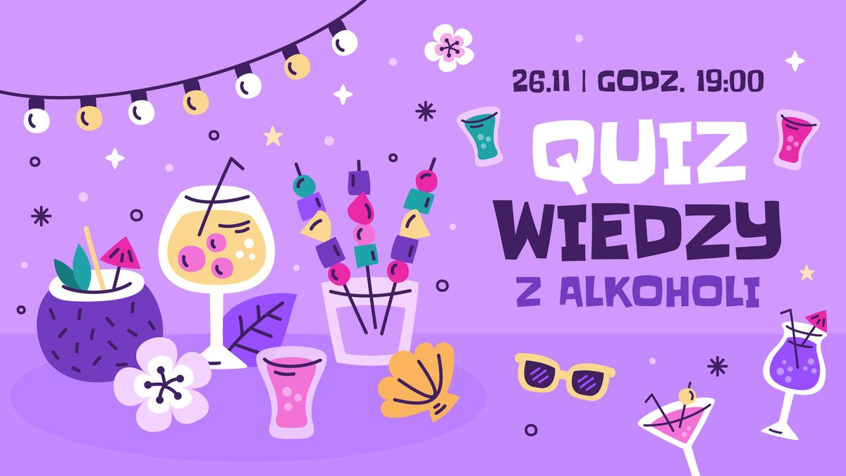 Quiz z wiedzy z alkoholi 