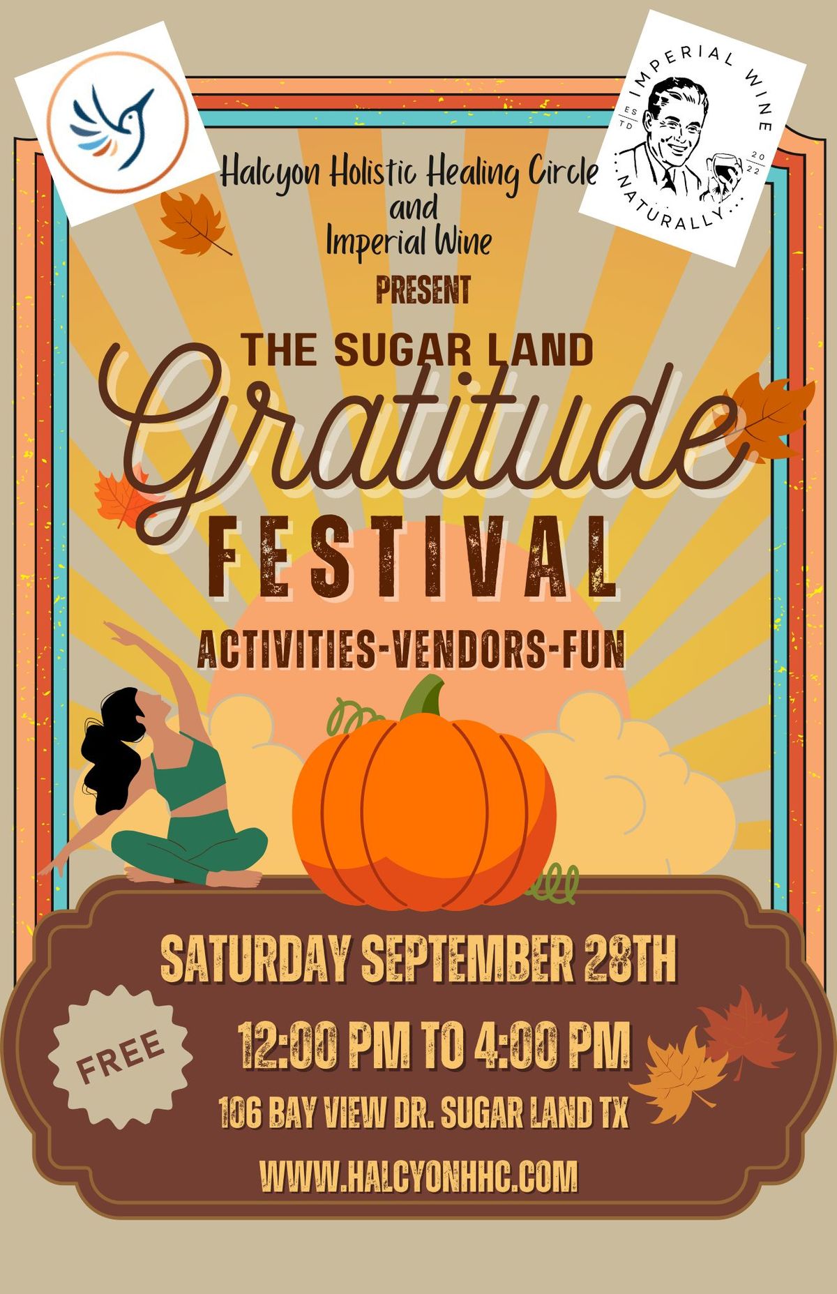 Halcyon Holistic Healing Circle: 2024 Fall Gratitude Festival