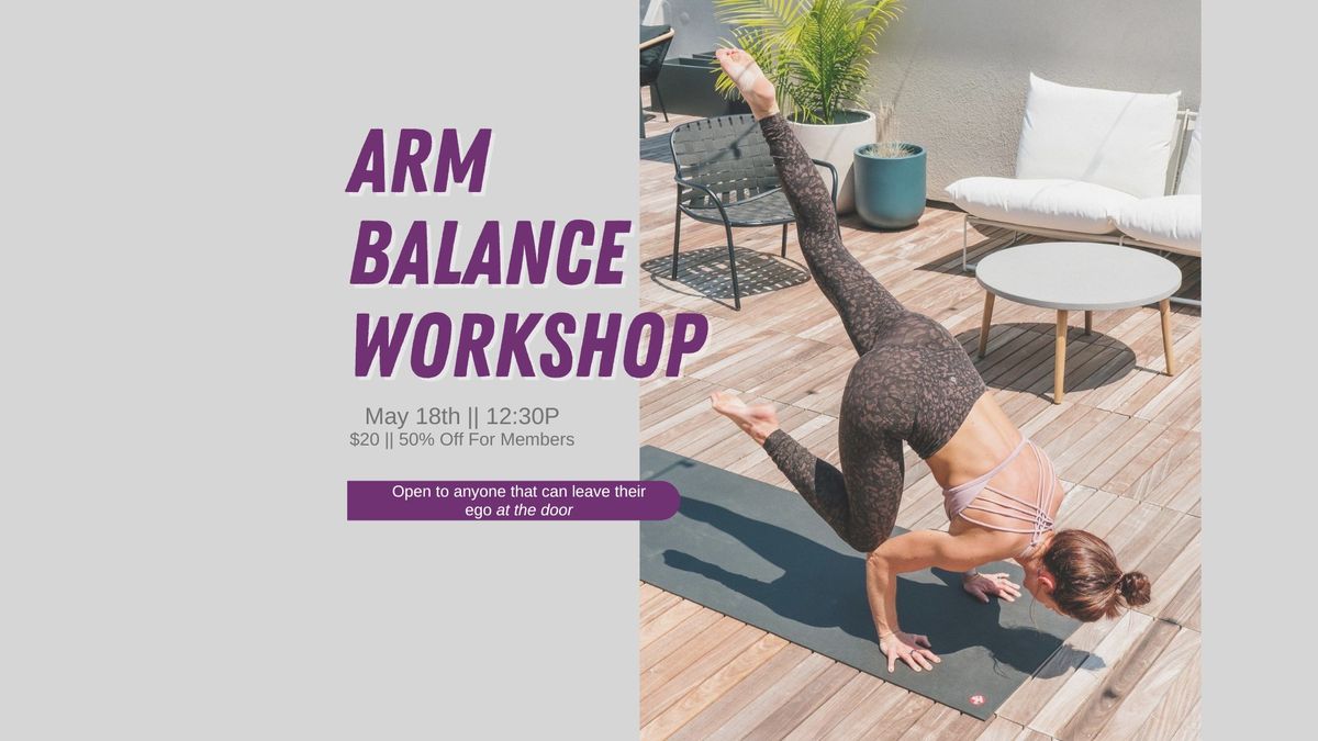 Arm Balance Workshop
