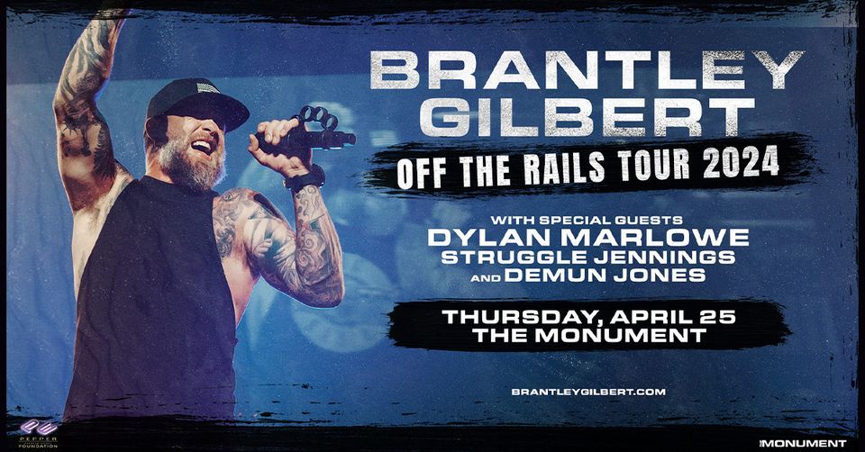 Brantley Gilbert - Off The Rails Tour 2024
