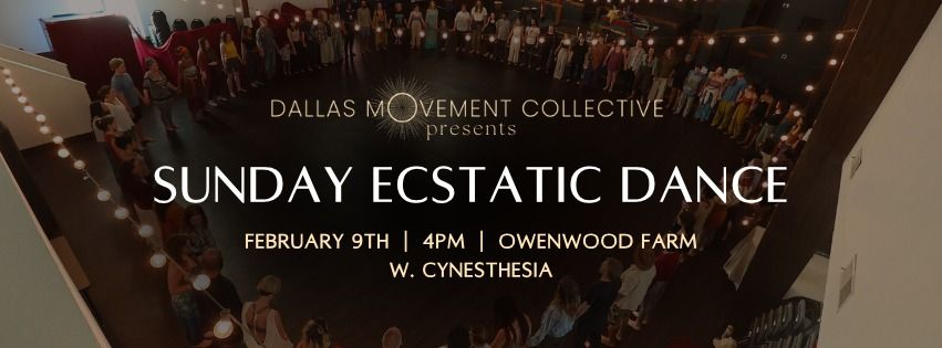 Ecstatic Dance | Sunday Afternoon w. Cynesthesia