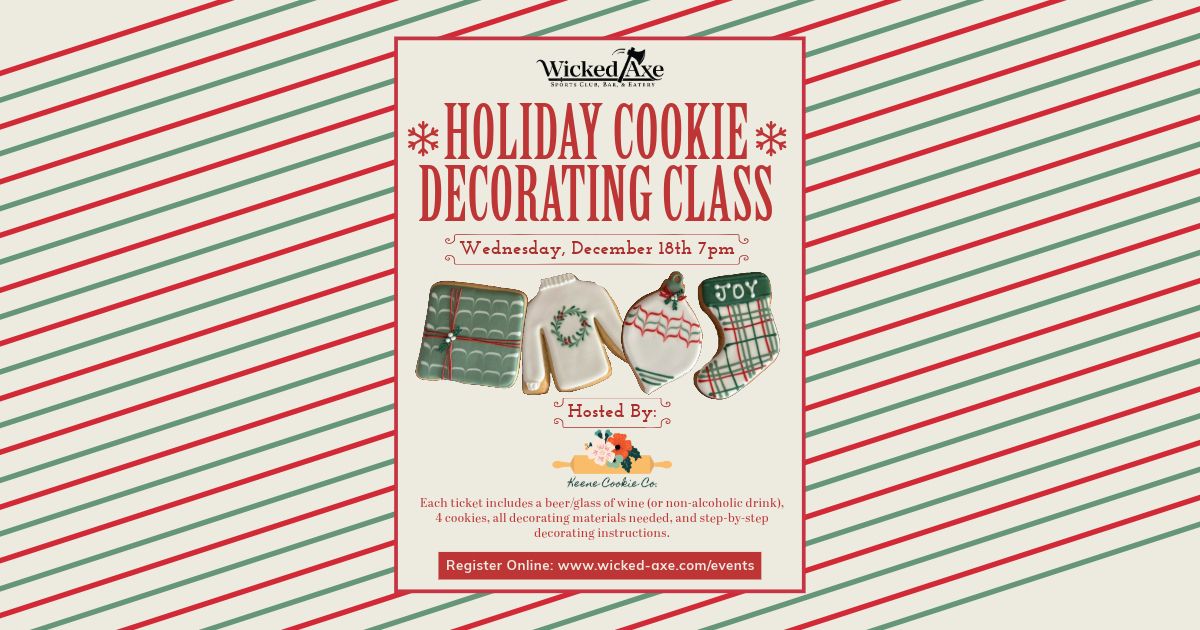 Holiday Cookie Decorating Class